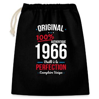 1966 – Original – Exemplaire unique - Sac cadeau 40 x 50 cm - noir - Devant