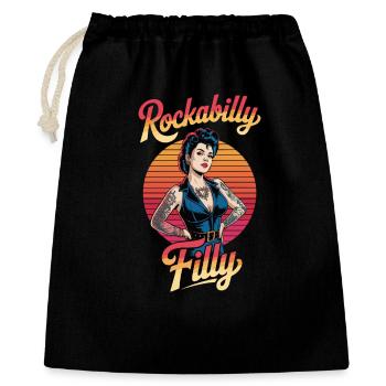 Rockabilly Filly Retro Vibes - Gift Bag 40 x 50 cm - black - Front