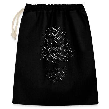 Visage Glamour Belle Kim Symbole Fashionista Fille - Sac cadeau 40 x 50 cm - noir - Devant