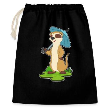Meerkat Umbrella - Gift Bag 40 x 50 cm - black - Front