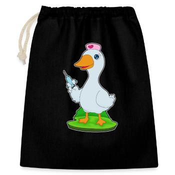 Duck Nurse Nursing Everyday Life - Gift Bag 40 x 50 cm - black - Front