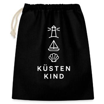 Coastal Child Love of the Sea - Gift Bag 40 x 50 cm - black - Front
