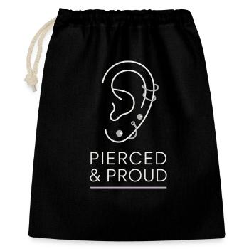 Piercing Addict Body Mod Enthusiast - Sac cadeau 40 x 50 cm - noir - Devant