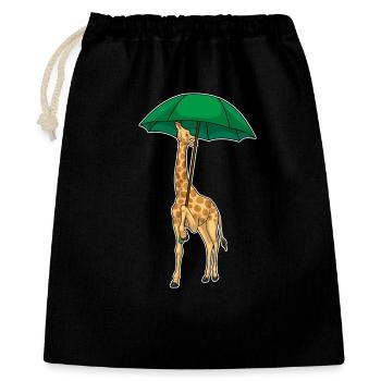 Giraffe Umbrella - Gift Bag 40 x 50 cm - black - Front