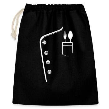 Job Carrière Gagner de l’argent Superviseur - Sac cadeau 40 x 50 cm - noir - Devant