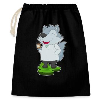 Wolf Doctor Medicine - Gift Bag 40 x 50 cm - black - Front