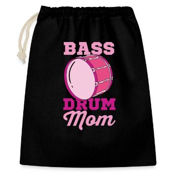 Bass drum mom - Gift Bag 40 x 50 cm - black - Front