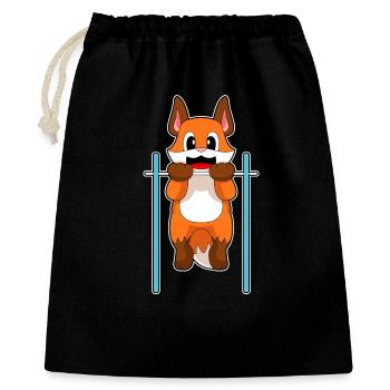 Fox Bodybuilder Pull-ups Bodybuilding - Gift Bag 40 x 50 cm - black - Front