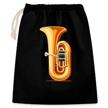 Tuba Graphic - Gift Bag 40 x 50 cm - black - Front