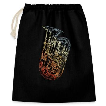 Tuba - Gift Bag 40 x 50 cm - black - Front