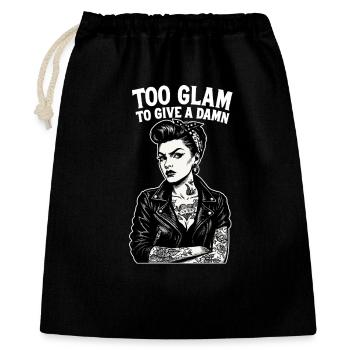 Rockabella Pin-Up: Outlaw Tattoo Girl & Leather Jacket - Gift Bag 40 x 50 cm - black - Front