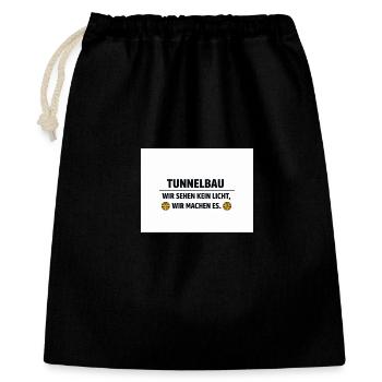 Tunnelling Lichtmacher - Gift Bag 40 x 50 cm - black - Front