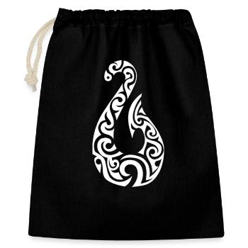 Maui's hook - Gift Bag 40 x 50 cm - black - Front