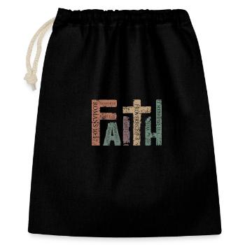 Jesus Christian Catholic Believers Worship Service - Gift Bag 40 x 50 cm - black - Front