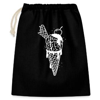 Brainfood 3 Inverser - Sac cadeau 40 x 50 cm - noir - Devant