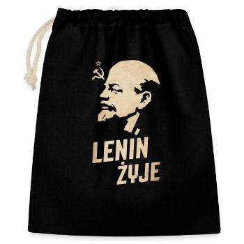 Lenin is alive - Gift Bag 40 x 50 cm - black - Front