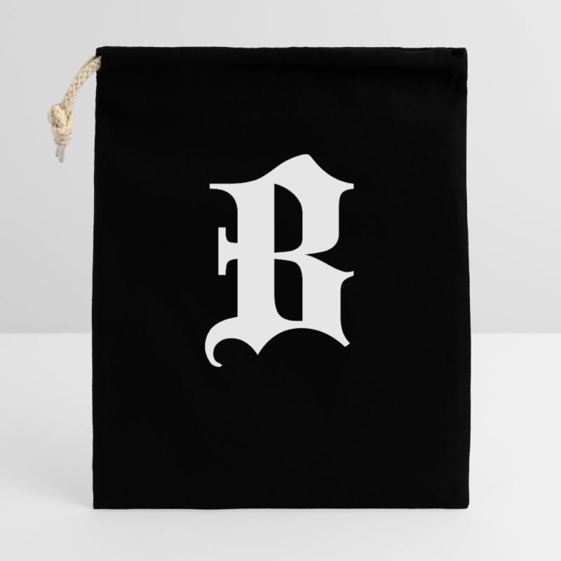 Gothic Monogram B Gift Bag 40 x 50 cm