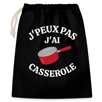 réforme des retraites, injustice, anarchie - Sac cadeau 40 x 50 cm - noir - Devant