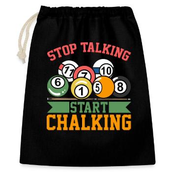 Billiard Joke - Gift Bag 40 x 50 cm - black - Front
