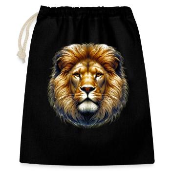 Lion - Gift Bag 40 x 50 cm - black - Front