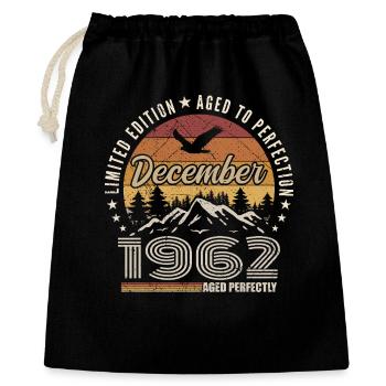 Décembre 1962 Édition Originale Cadeau décembre  - Sac cadeau 40 x 50 cm - noir - Devant