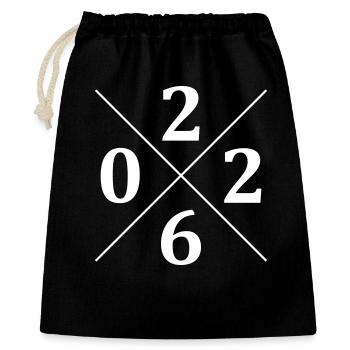 2026 - Sac cadeau 40 x 50 cm - noir - Devant