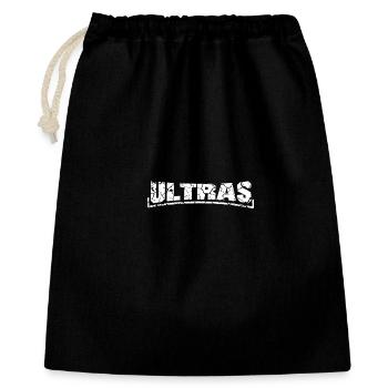 Ultras dans le style grunge - Sac cadeau 40 x 50 cm - noir - Devant