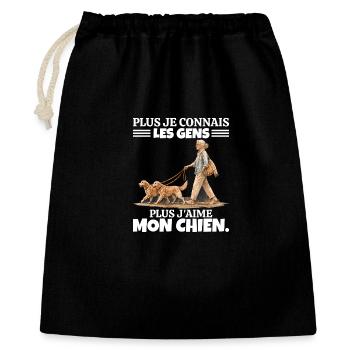 L'Amour de mon Papa : Hommage et Souvenir - Sac cadeau 40 x 50 cm - noir - Devant