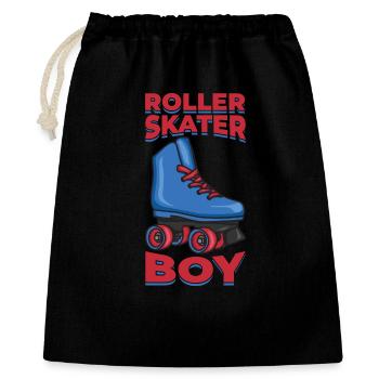 Roller Skates Boy - Gift Bag 40 x 50 cm - black - Front