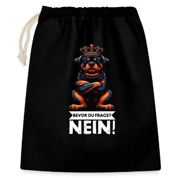 Avant que vous ne demandiez, pas de Rottweiler propriétaire de rottweiler - Sac cadeau 40 x 50 cm - noir - Devant