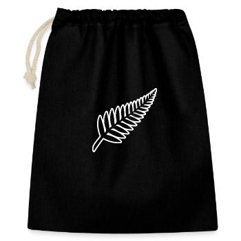 New Zealand Fern Kiwi Rugby NZ New Zealander - Gift Bag 40 x 50 cm - black - Front