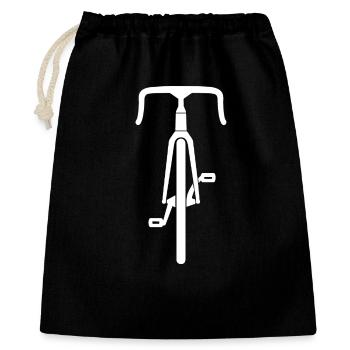 Road Front Silhouette - Gift Bag 40 x 50 cm - black - Front