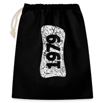 Mariage en 1979 - Sac cadeau 40 x 50 cm - noir - Devant