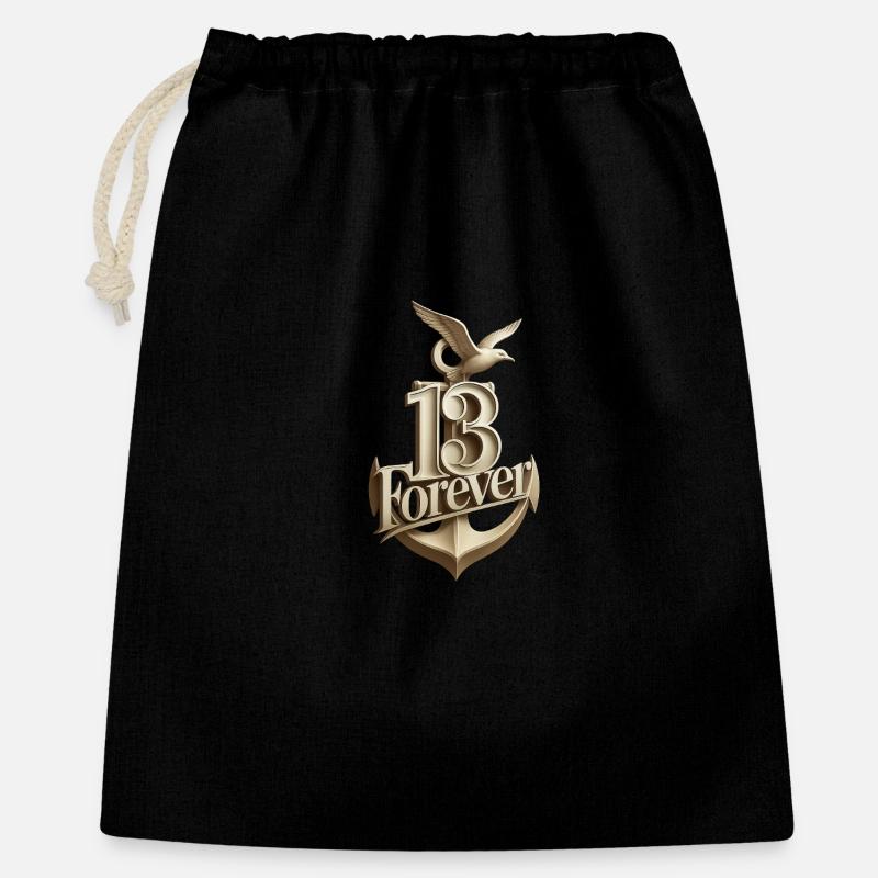 Anke 13frv - Gift Bag 40 x 50 cm - black