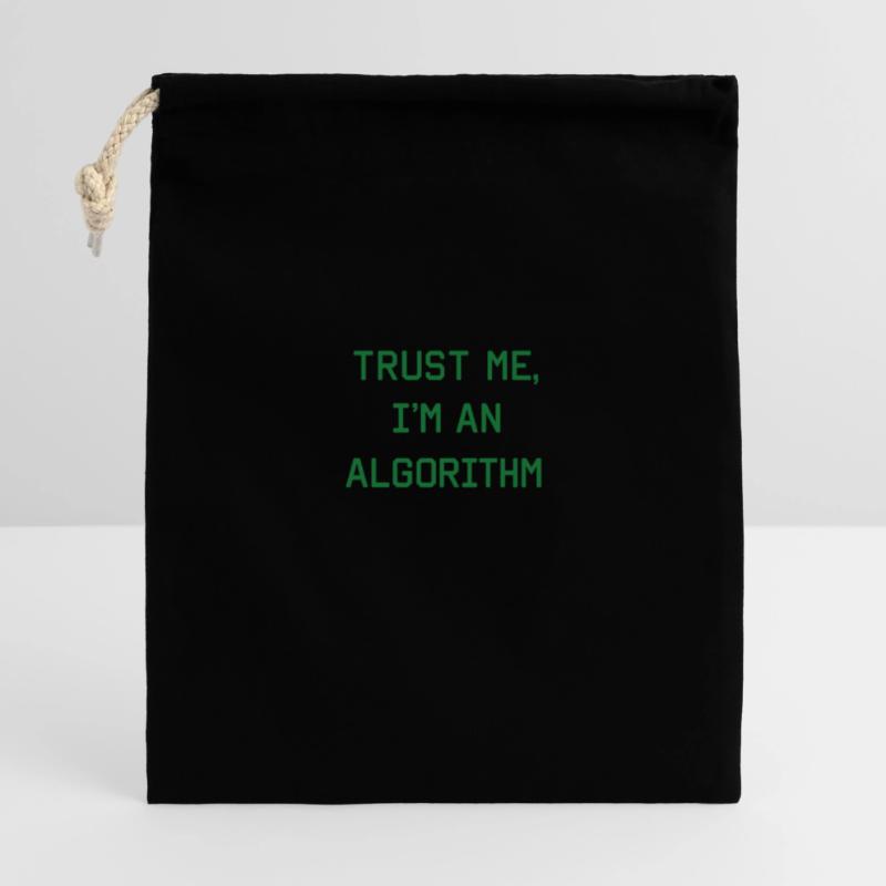 Trust me, I’m an Algorithm – Nerd & Programmierer  Geschenkbeutel aus Baumwolle (40 x 50 cm)