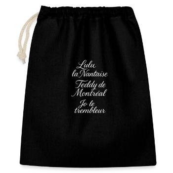 lulu_la_Nantaise - Sac cadeau 40 x 50 cm - noir - Devant