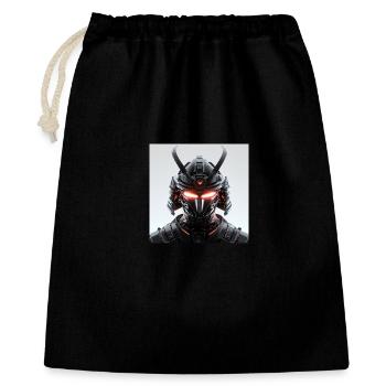 Digital Samurai Futuristic Maskerade - Gift Bag 40 x 50 cm - black - Front