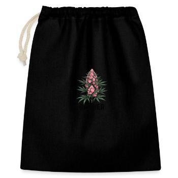 Chewing-gum pour cultivateur de cannabis - Sac cadeau 40 x 50 cm - noir - Devant