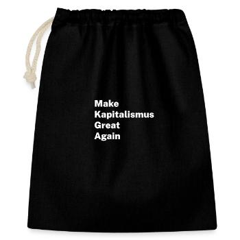 Make Capitalism Great Again - Gift Bag 40 x 50 cm - black - Front