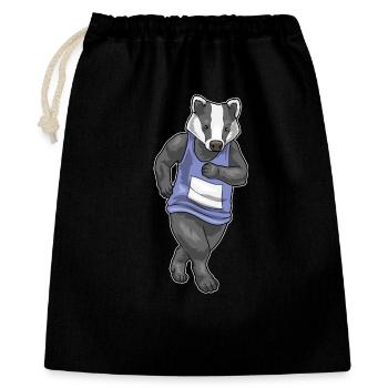 Badger Jogger Jogging Sport - Sac cadeau 40 x 50 cm - noir - Devant