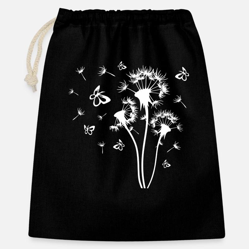 dandelion - Gift Bag 40 x 50 cm - black