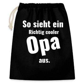Real Cool Grandpa Guy Grandpa Grandpa Grandpa - Gift Bag 40 x 50 cm - black - Front
