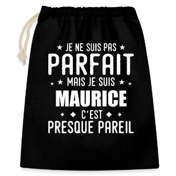 Mauritius: authentic, imperfect, top, perfection - Gift Bag 40 x 50 cm - black - Front