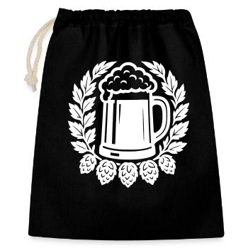 Bier - Gift Bag 40 x 50 cm - black - Front