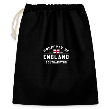 England Flag Southampton - Gift Bag 40 x 50 cm - black - Front