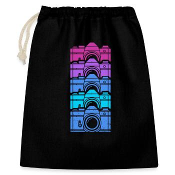 Retro Photography Vintage Camera Photographer - Gift Bag 40 x 50 cm - black - Front