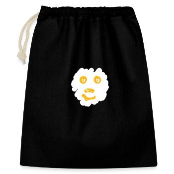 bear cub - Gift Bag 40 x 50 cm - black - Front