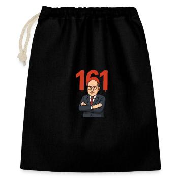 161 - Gift Bag 40 x 50 cm - black - Front