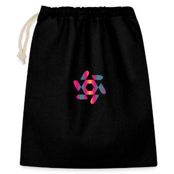 DESIGN. ART. GEEK. VINTAGE. GRAPHIQUE. AFRIQUE - Sac cadeau 40 x 50 cm - noir - Devant