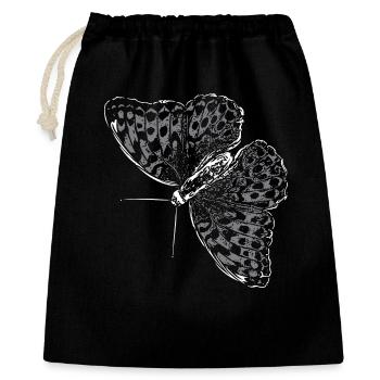 Butterfly Wing Butterfly Butterfly - Gift Bag 40 x 50 cm - black - Front